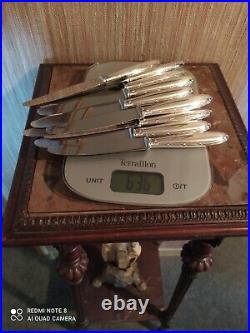 12 Couteaux à Entremets Style Louis XVI Christofle