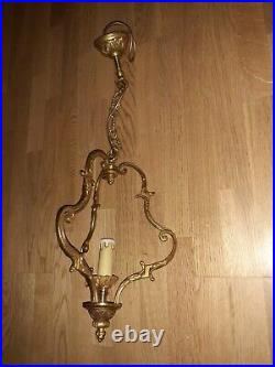 2 lustres en bronze style Louis XVI, Louis XVI style bronze 2 chandeliers