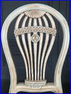 4 Chaises Montgolfiere Jean Baptiste Demay Agr Paris Style Louis XVI L1812