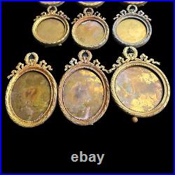 9 Cadres Photos Bronze Dore Style Louis XVI Xixeme Frames