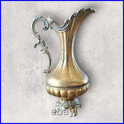 Ancien Vase pichet vintage italien en ARGENT 95-100. PELTRATO Style Louis XVI