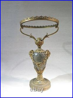 Ancienne Lampe Cassolette En Bronze Dore De Style Louis XVI Epoque Napoleon III