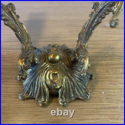 Applique murale double en ronge style Louis XVI En Bronze Ref P