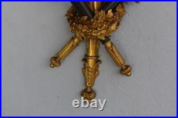 Appliques aux flambeaux bronze style Louis XVI (paire)