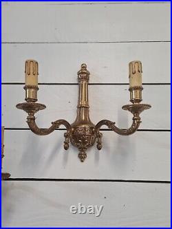 Appliques style LOUIS XVI en bronze (la paire)