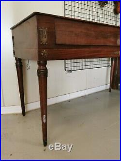 BRESSLER Ancien PIANO 1810 Cadre Bois Style LOUIS XVI Intrument Musique Mobilier