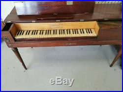 BRESSLER Ancien PIANO 1810 Cadre Bois Style LOUIS XVI Intrument Musique Mobilier