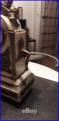 Belle Garniture de cheminee Pendule Style Louis XVI XIXÈME marbre Et Bronze