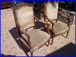 Belle paire de fauteuils style Louis XVI