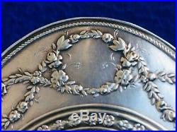 Boite argent massif ovale style louis XVI pillules coffret silver box HÉNIN &cie