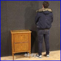 Buffet en bois incrusté style ancien Louis XVI meuble enfilade 1 porte 900