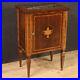 Buffet style antique Louis XVI meuble bois marqueté 900 dessus marbre table