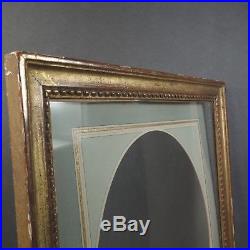 CADRE STYLE LOUIS XVI époque 1900 vue ovale passe-partout 33,5 x 27,5 cm