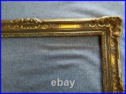 Cadre 8F style louis XVI bois doré feuillure 46 cm x 38 cm frame gravure tableau