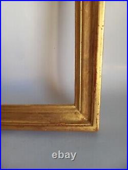 Cadre baguette style Louis XVI bois doré
