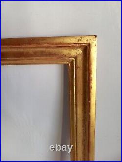 Cadre baguette style Louis XVI bois doré