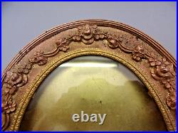 Cadre, porte photos à suspendre ou a poser, style Louis XVI, bronze, laiton