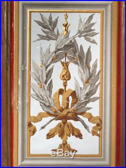 Cadres décoratifs de style Louis XVI, dessus de porte