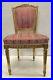 Chaise de style Louis XVI en bois doré XX siècle Fauteuil