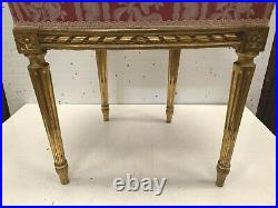 Chaise de style Louis XVI en bois doré XX siècle Fauteuil