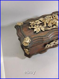 Coffret de mariage boite à bijoux ancienne style Louis XVI Empire Napoleon III