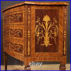 Commode de style ancien Louis XVI chiffonier meuble vintage années 60 buffet