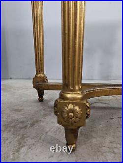 Console en bois doré de style Louis XVI XIXème