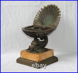 Encrier Dauphin Regency Dolphin Inkstand Thomas Messenger & Sons Style