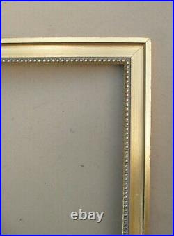 Grand cadre doré contemporain de Style Louis XVI format 15 P