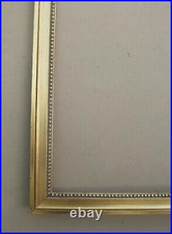Grand cadre doré contemporain de Style Louis XVI format 15 P