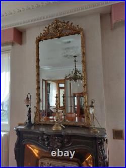 Grand miroir ancien Style Louis XVI XIX° Très Bon État