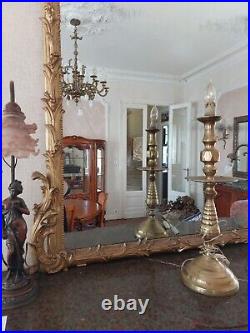 Grand miroir ancien Style Louis XVI XIX° Très Bon État