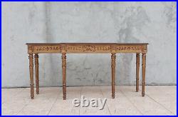 Grande console style Louis XVI en chêne