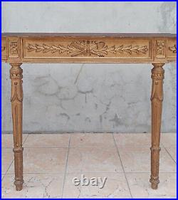 Grande console style Louis XVI en chêne