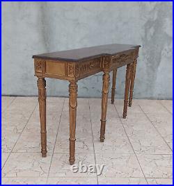 Grande console style Louis XVI en chêne