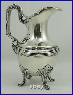 Hénin, pichet à lait argent massif Minerve, de style Louis XVI, 309 g