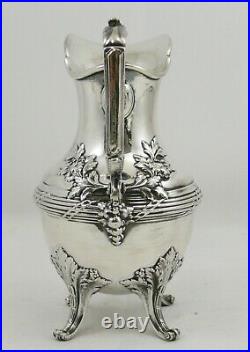 Hénin, pichet à lait argent massif Minerve, de style Louis XVI, 309 g