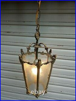 Importante lanterne en bronze de style Louis XVI en état de marche 2,7 kg
