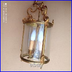 Importante lanterne en bronze de style Louis XVI en état de marche 3,675 kg