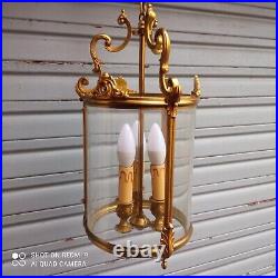 Importante lanterne en bronze de style Louis XVI en état de marche 3,675 kg