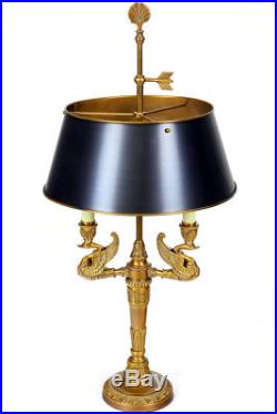 Lampe Bouillotte De Bureau Style Empire Napoleon Louis XVI Belle Epoque
