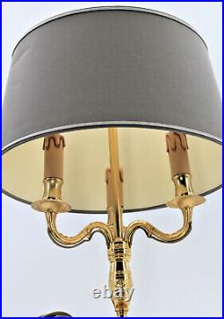 Lampe Bouillotte Style louis XVI Bronze doré French Antique Lamp