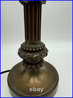 Lampe De Style Louis XVI Patine Bronze