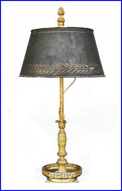 Lampe bouillotte de style Louis XVI e systéme à pompe