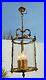 Lanterne suspension bronze style Louis XVI 3 feux