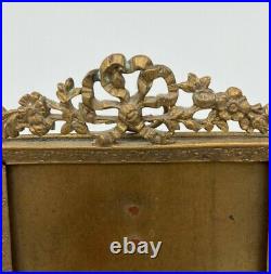 Lot De 5 Cadres De Style Louis XVI Baguette Bambou Ovale Bronze Fin XIX E C3906