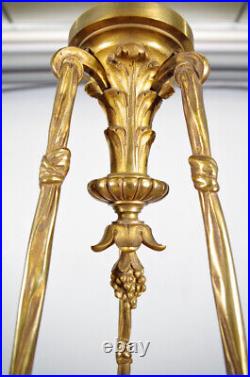 Lustre style Louis XVI bronze doré