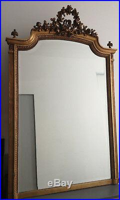 Miroir biseauté style Louis XVI