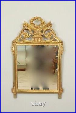 Miroir bois doré style Louis XVI