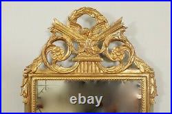Miroir bois doré style Louis XVI
